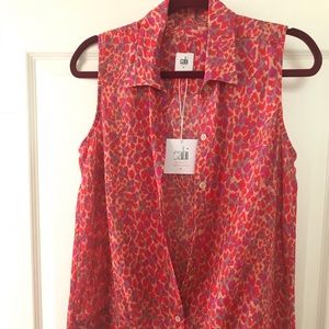 CAbi sleeveless blouse Small